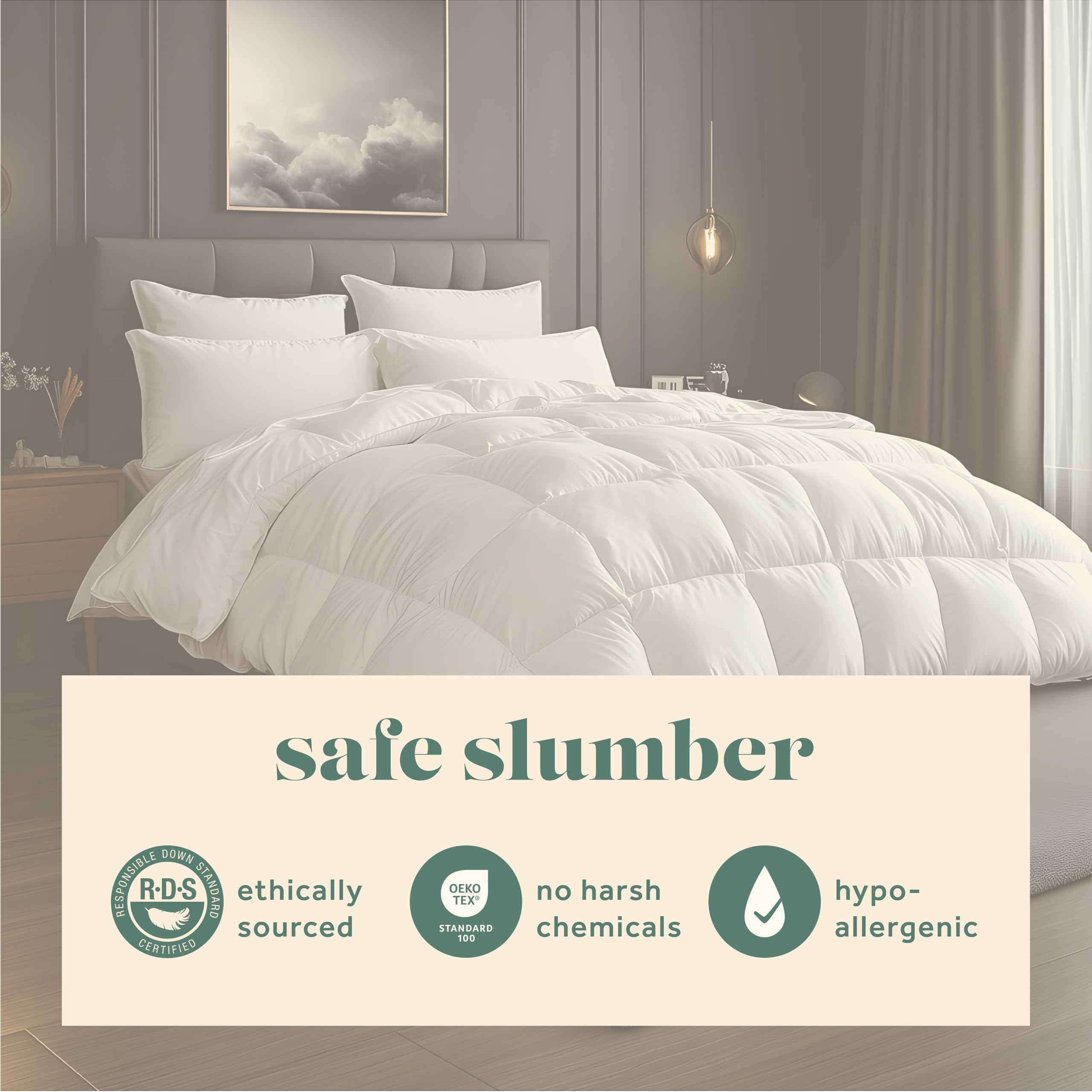 Goose Down Comforter Queen
