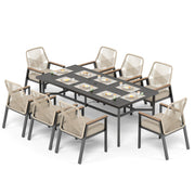 9-Piece Patio Dining Set for 8