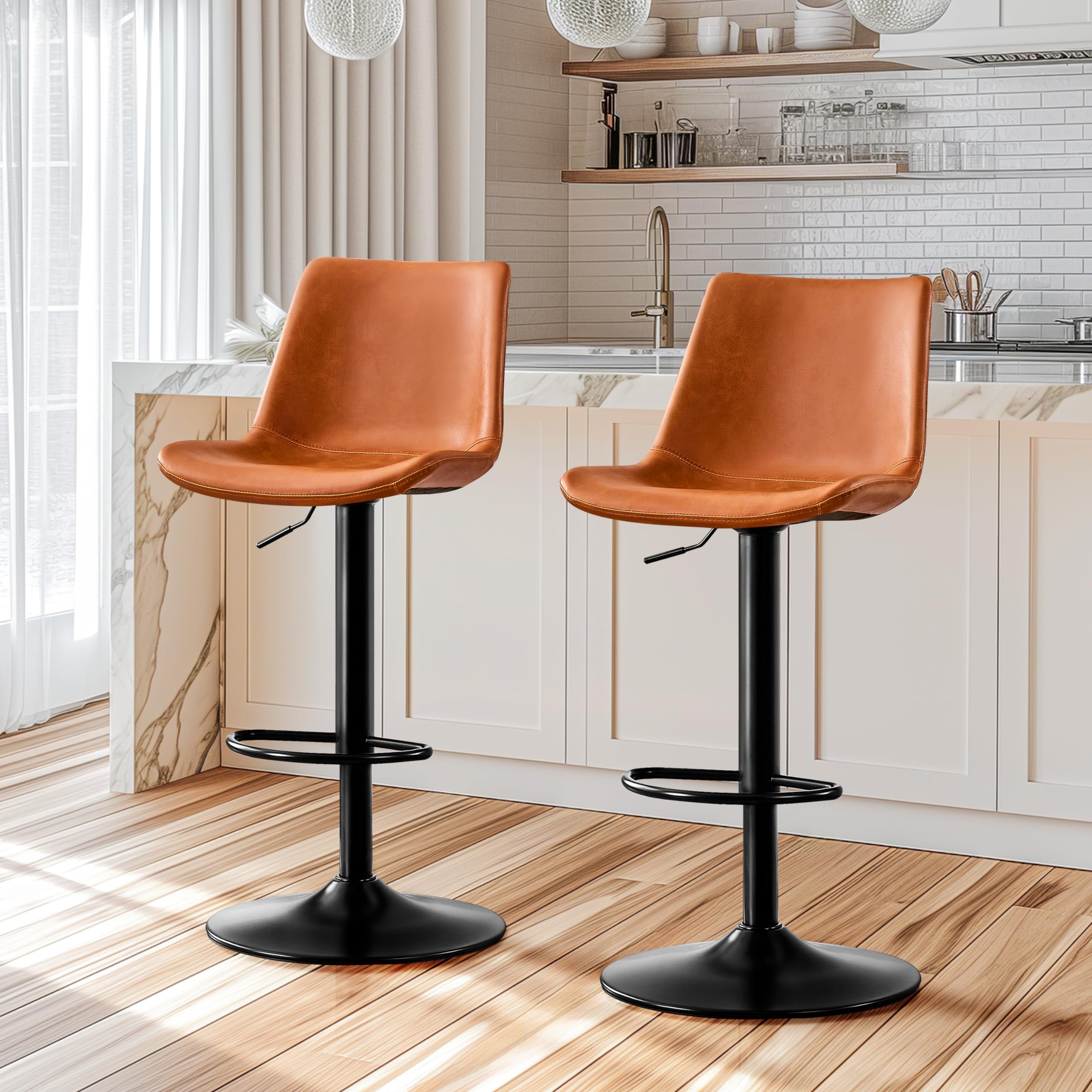 Adjustable Bar Stools Set of 2