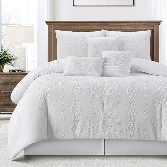 7-Piece Boho Comforter Set Queen