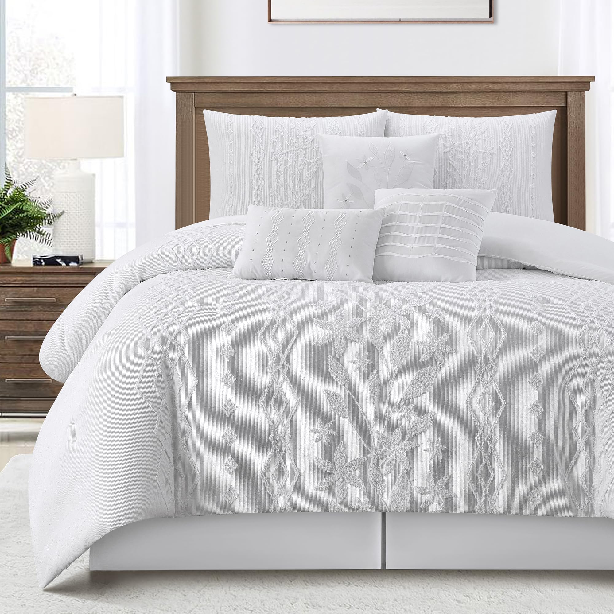 7-Piece Boho Comforter Set Queen