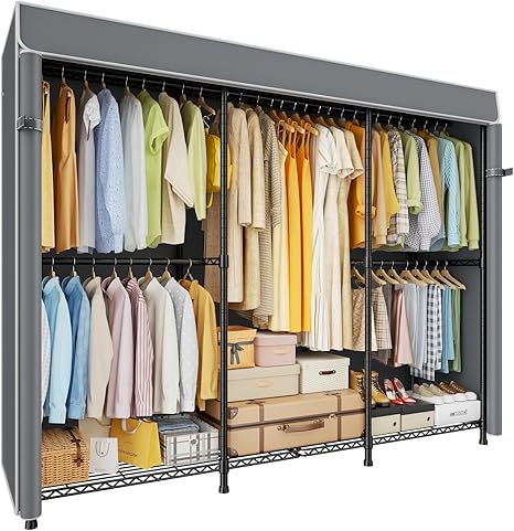Heavy Duty Closet Organizer with Cover