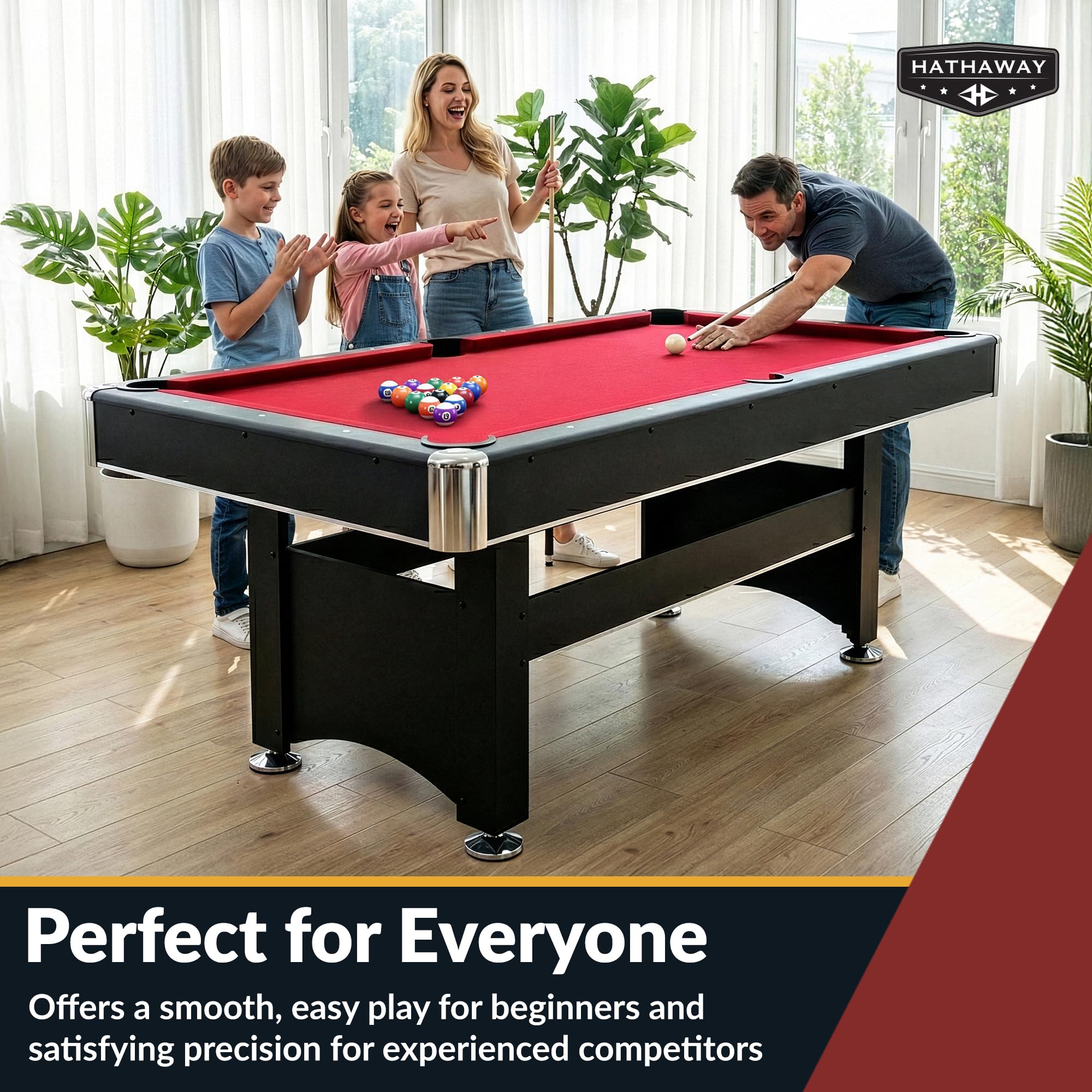 6ft Pool & Table Tennis Combo Table
