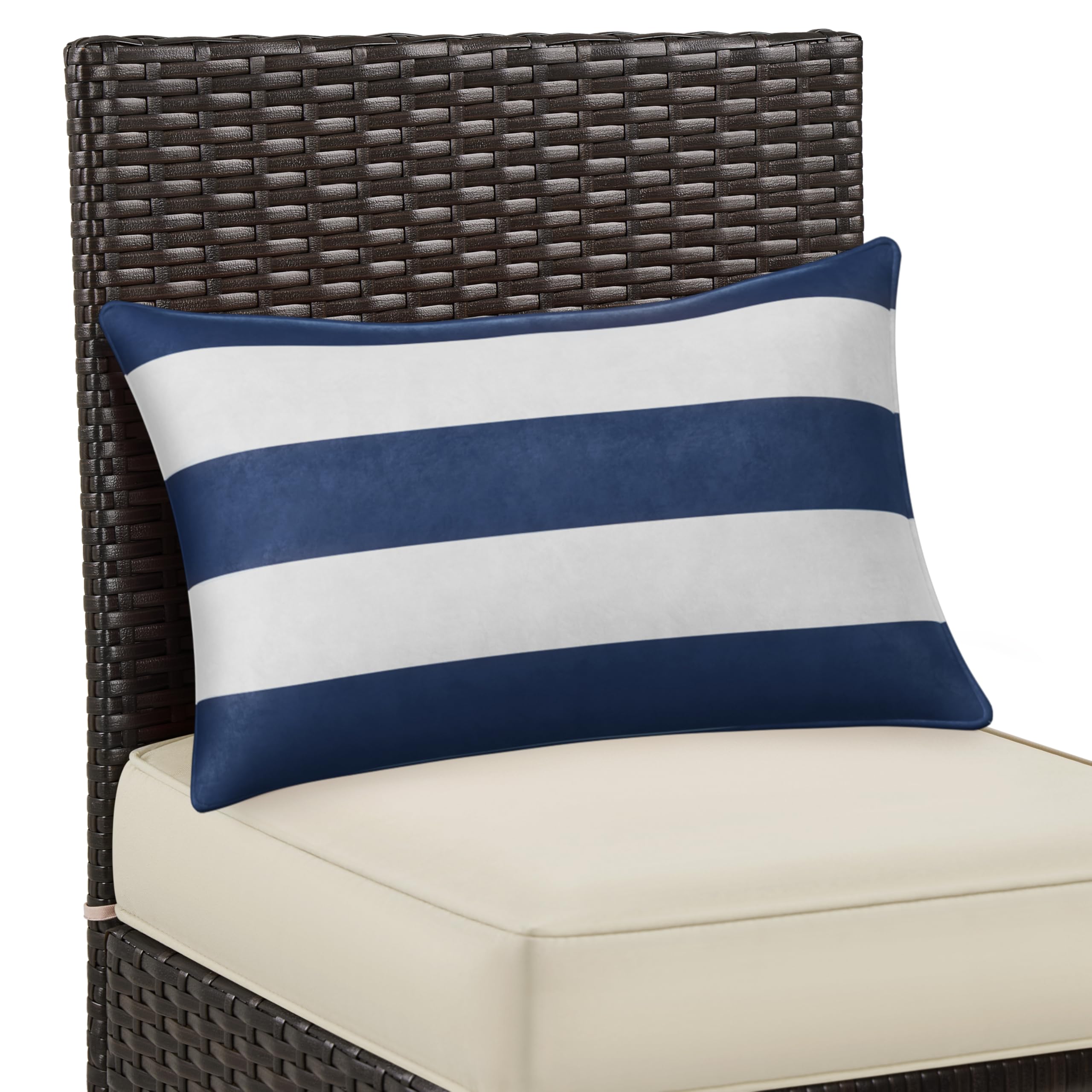 Outdoor PE Rattan Bar Stools Set of 4