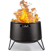 20-Inch Smokeless Fire Pit with Ash Base and Cover