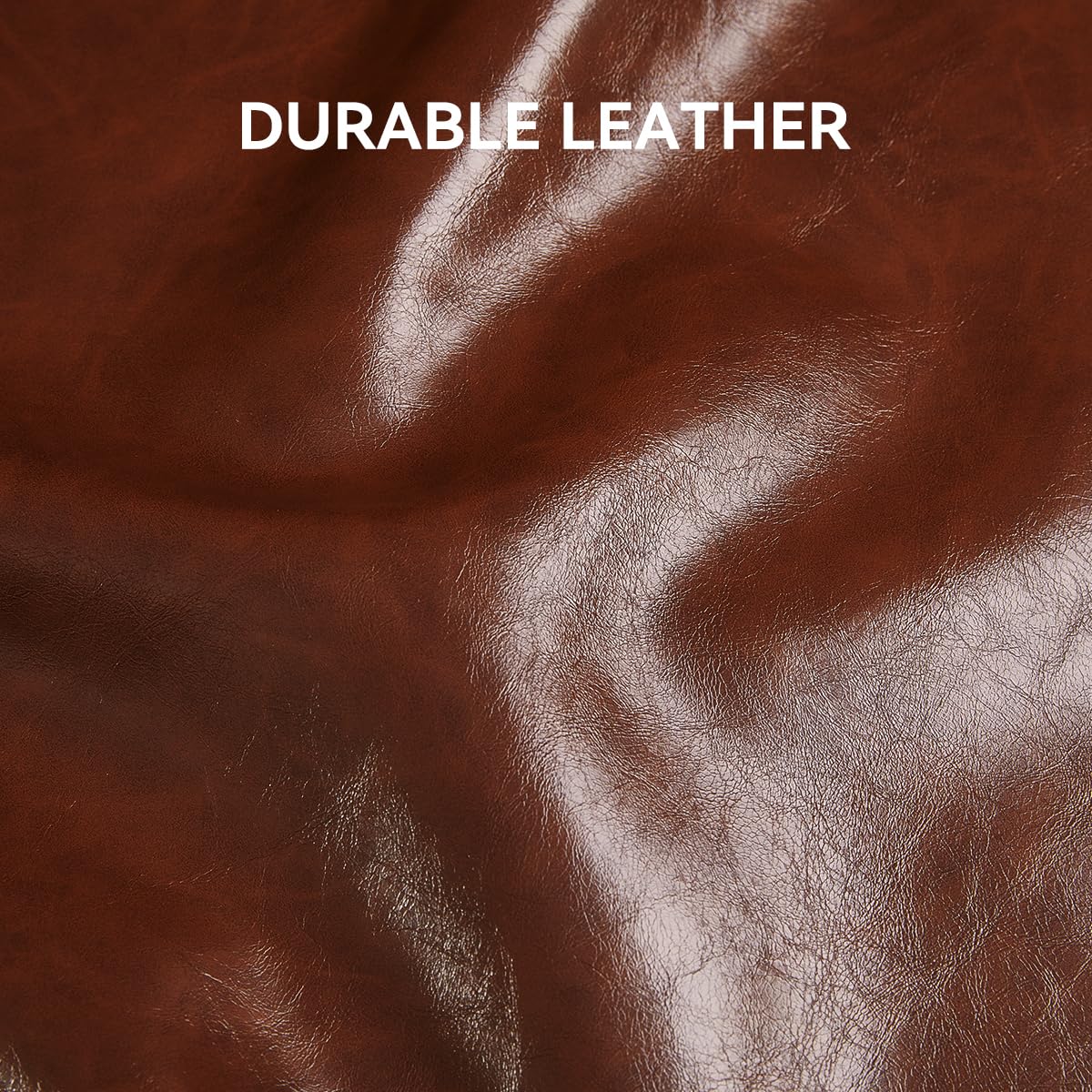 80" Faux Leather Sofa with Storage