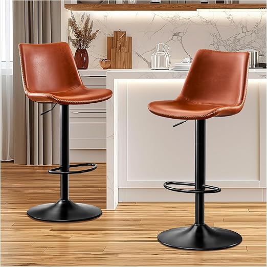 Adjustable Bar Stools Set of 2