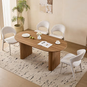 70.9" Dining Table for 4-6 with Pre-Assembled Base