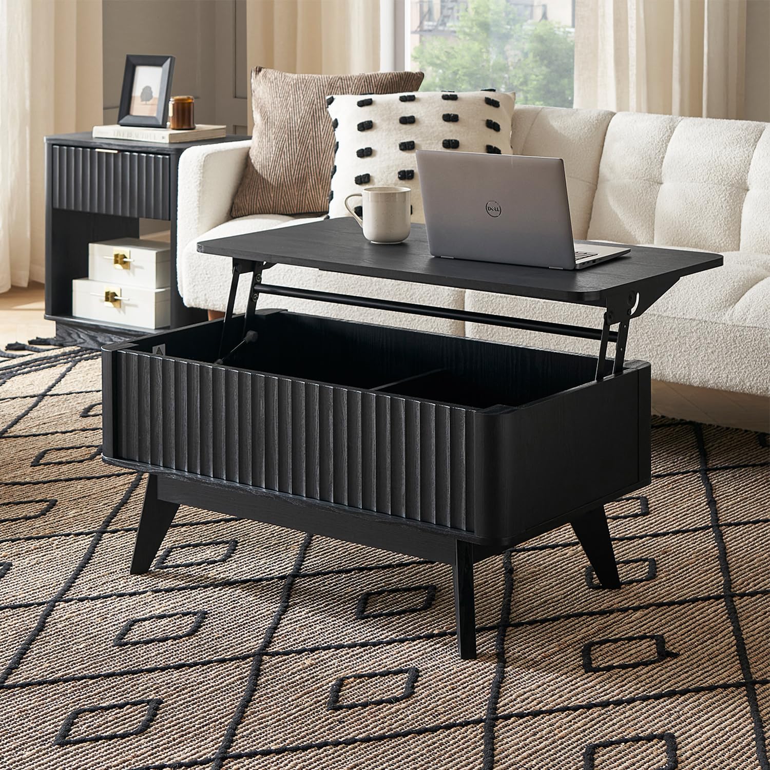 Brooklyn Lift Top Coffee Table with Hidden Storage