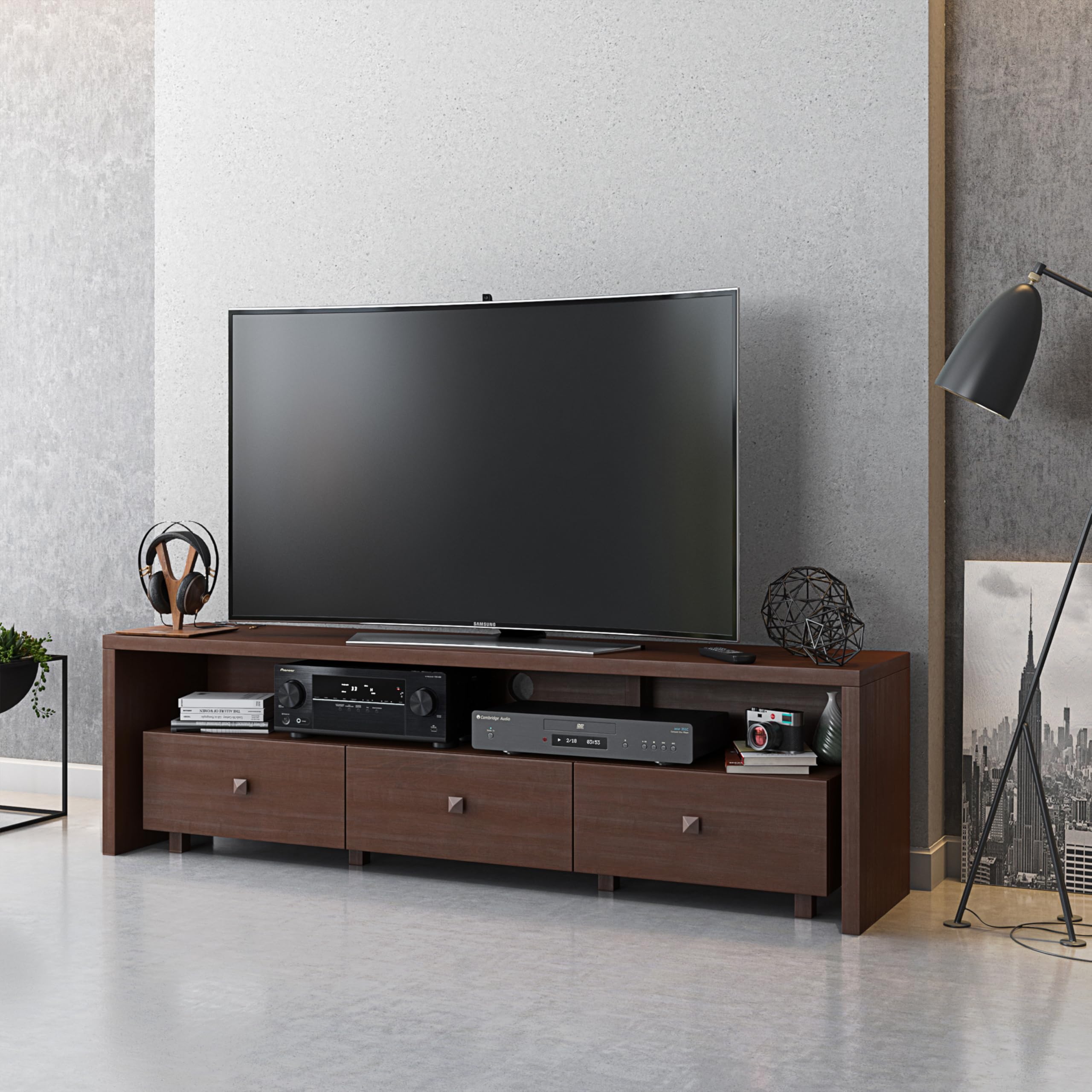 TV Stand with Storage for 75" Screens