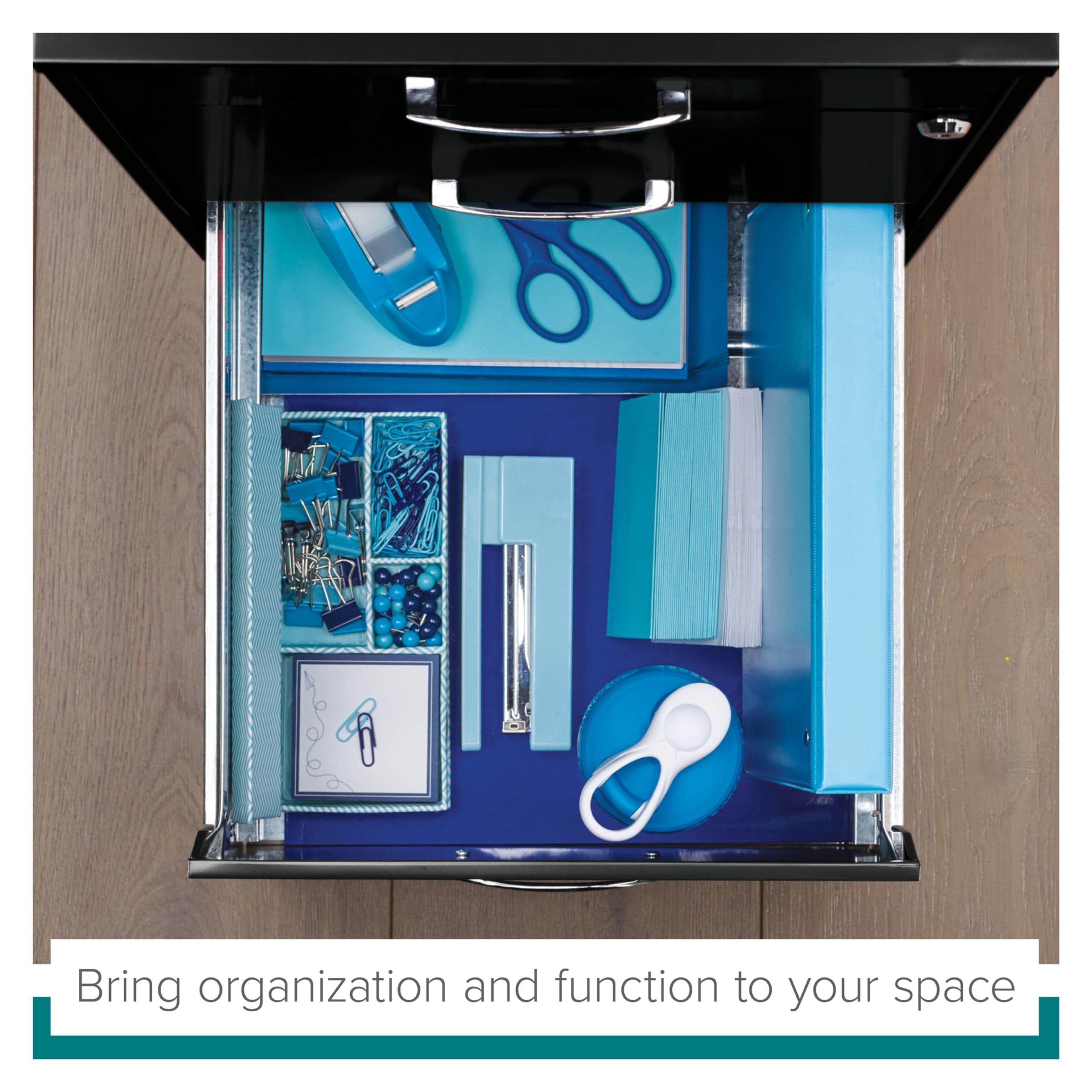 3 Drawer Steel File Cabinet with Lock - Letter Size