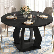 47 Inch Round Dining Table for 4-6