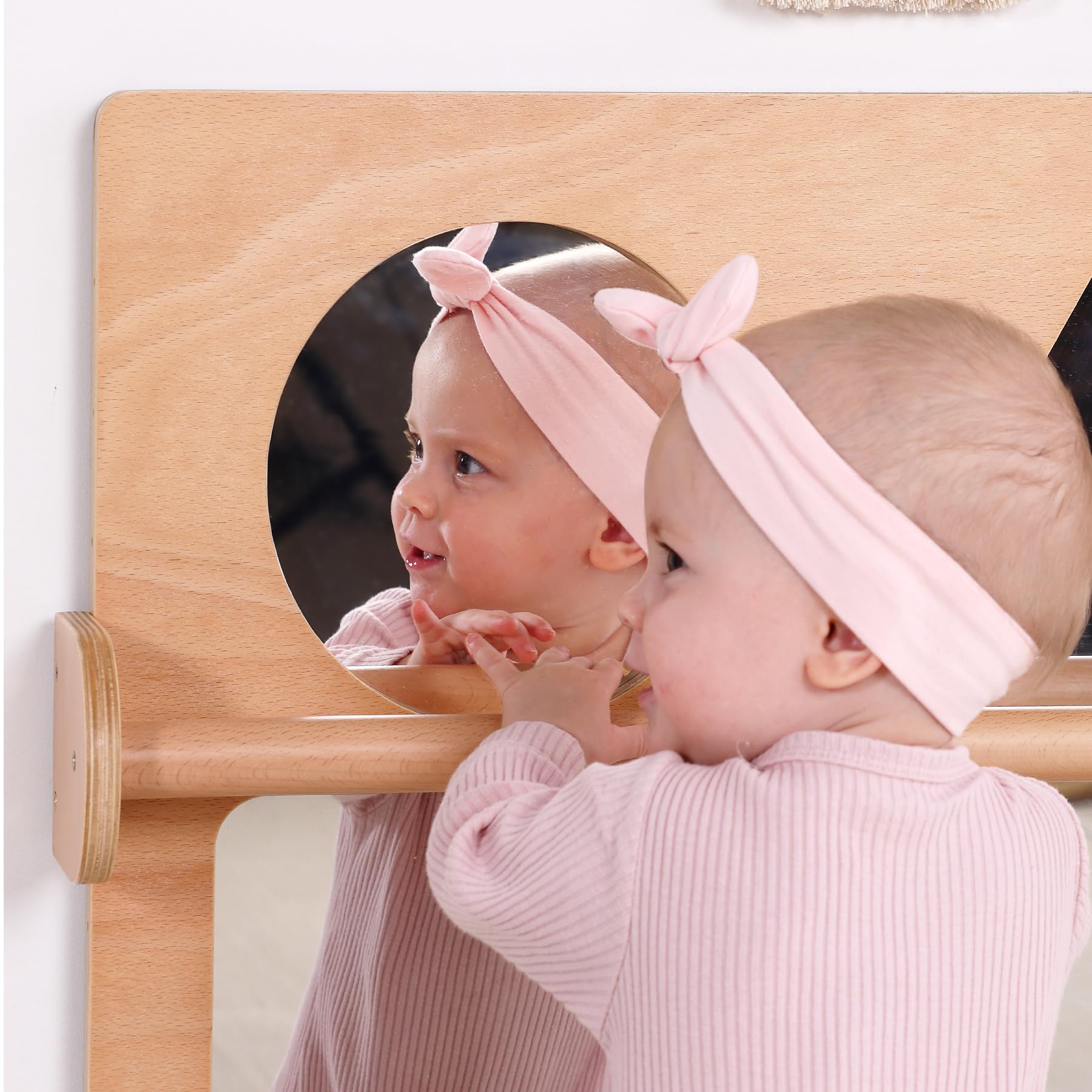 Montessori Mirror with Pull-Up Bar