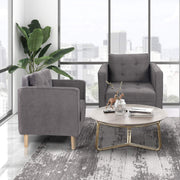 Mid-Century Modern Accent Chair with Arms