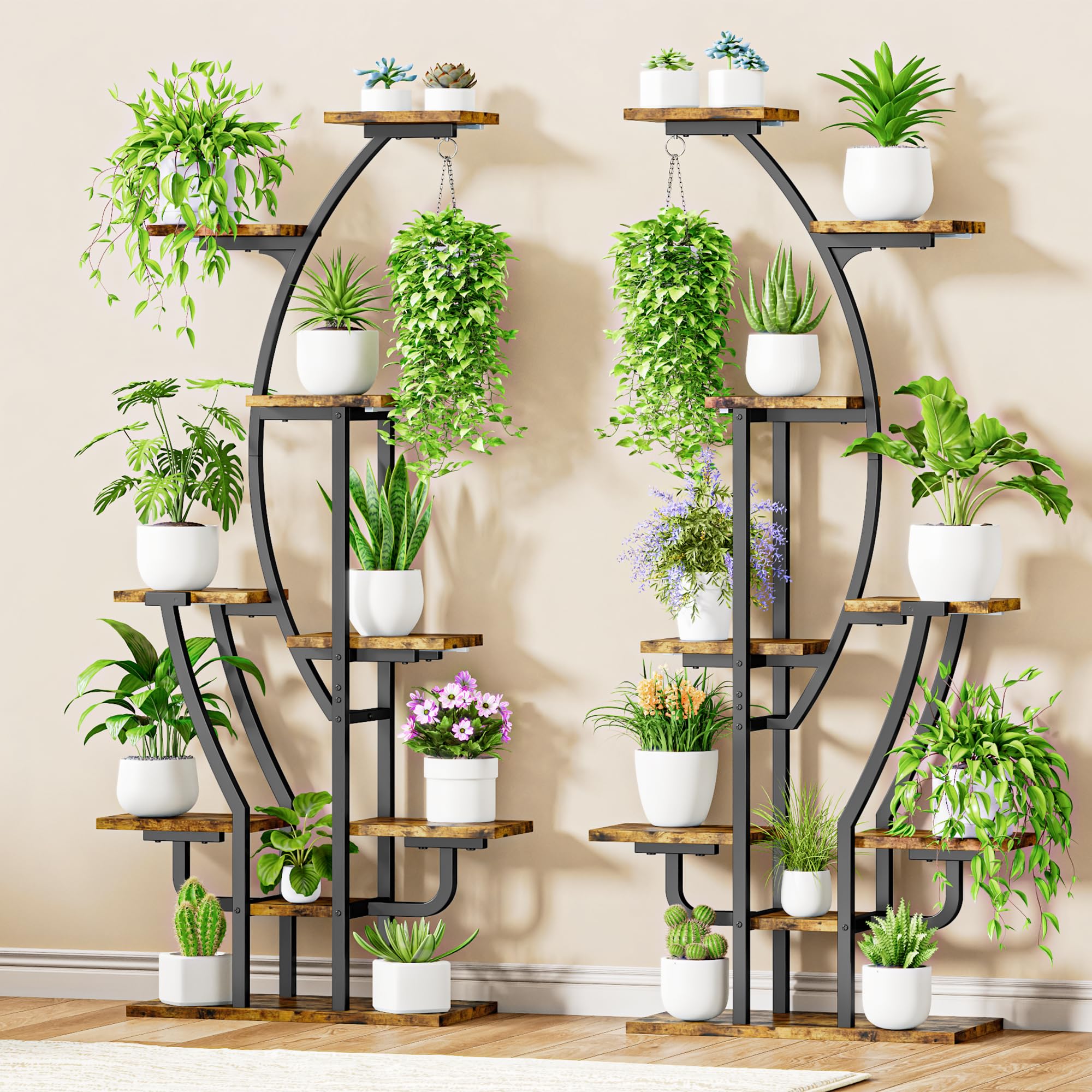 9-Tier Plant Stand with Grow Lights