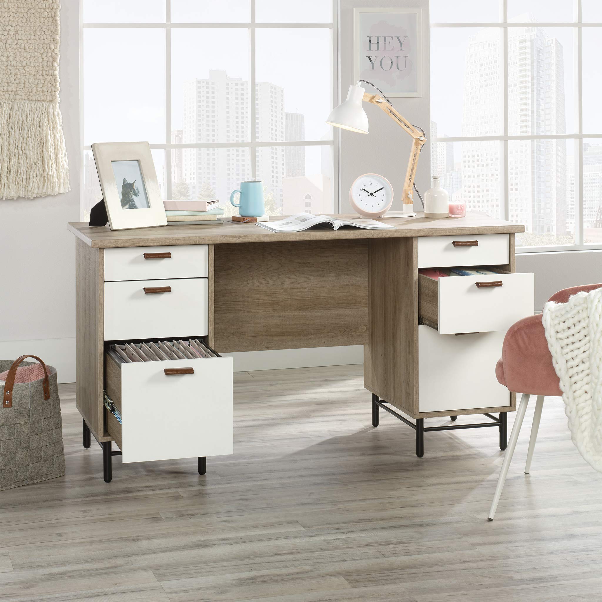 Executive Desk with Storage Drawers