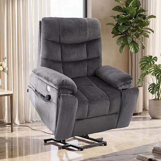 Oversized Dual Motor Power Lift Recliner