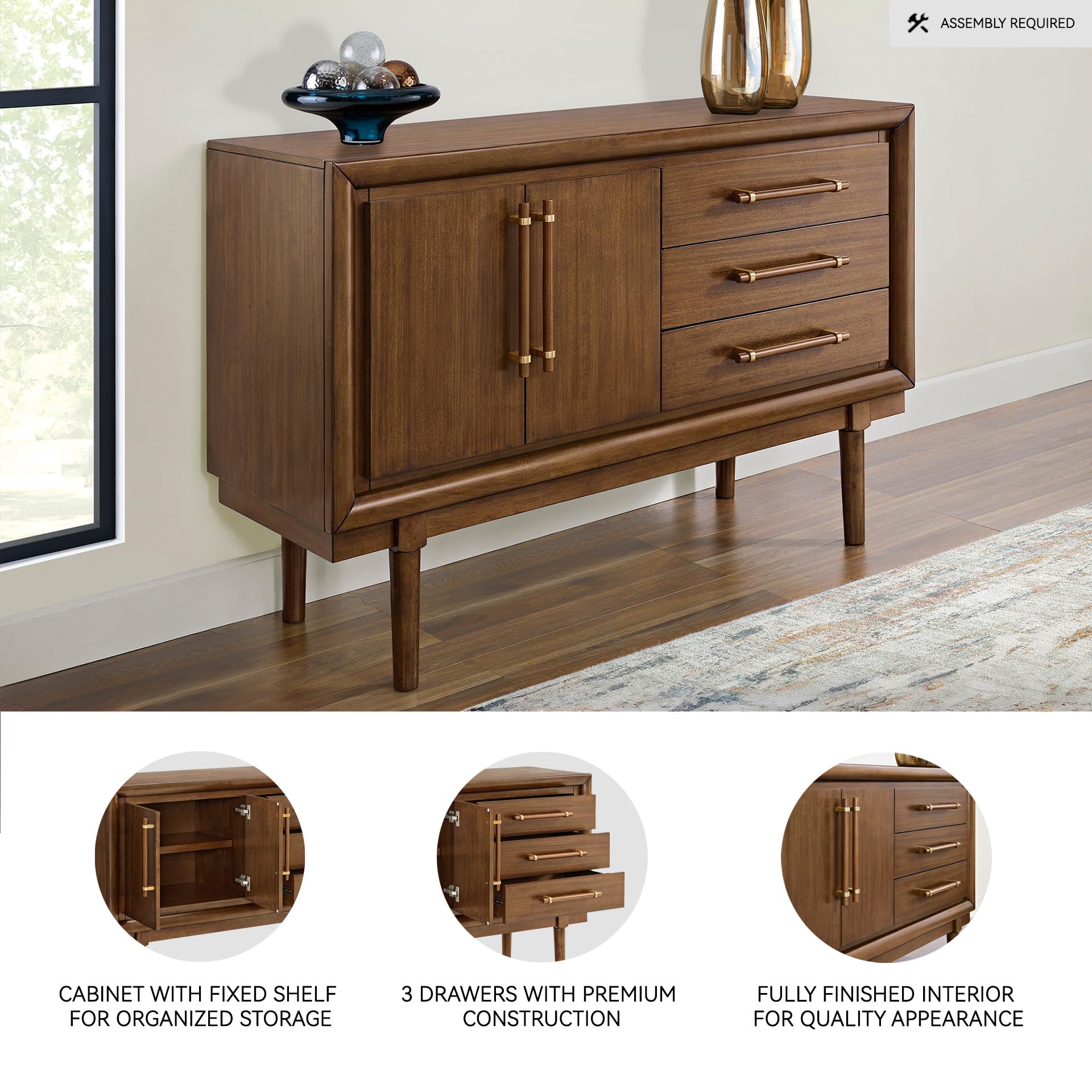 Lyncott Contemporary 2-Door Dining Server