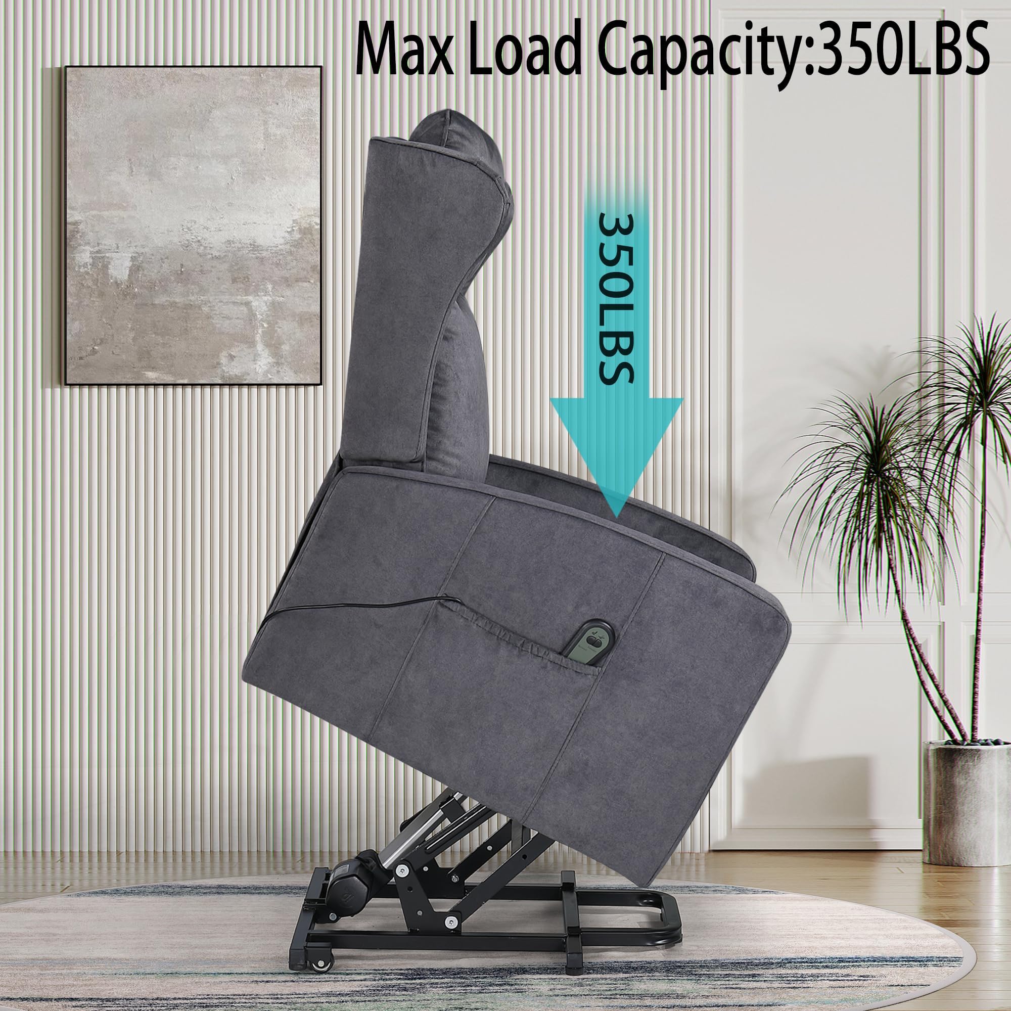 Power Lift Recliner Chair with Massage and Heating