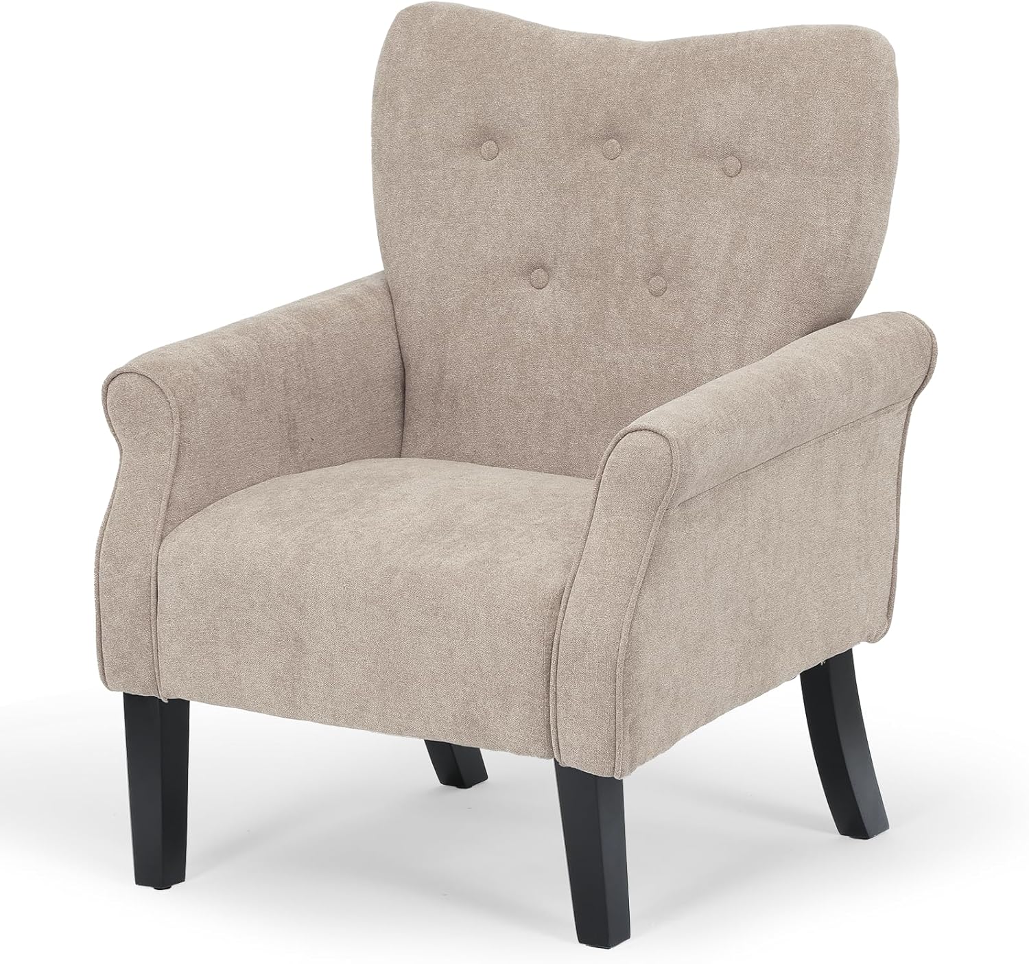Mid Century Accent Chair with High Back
