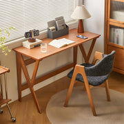 Mid Century Modern Solid Wood Writing Desk