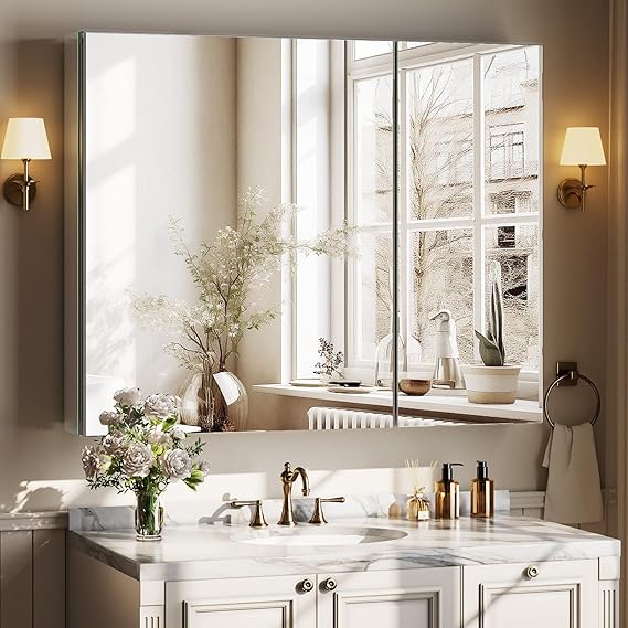 LED Bathroom Medicine Cabinet Mirror 30x32