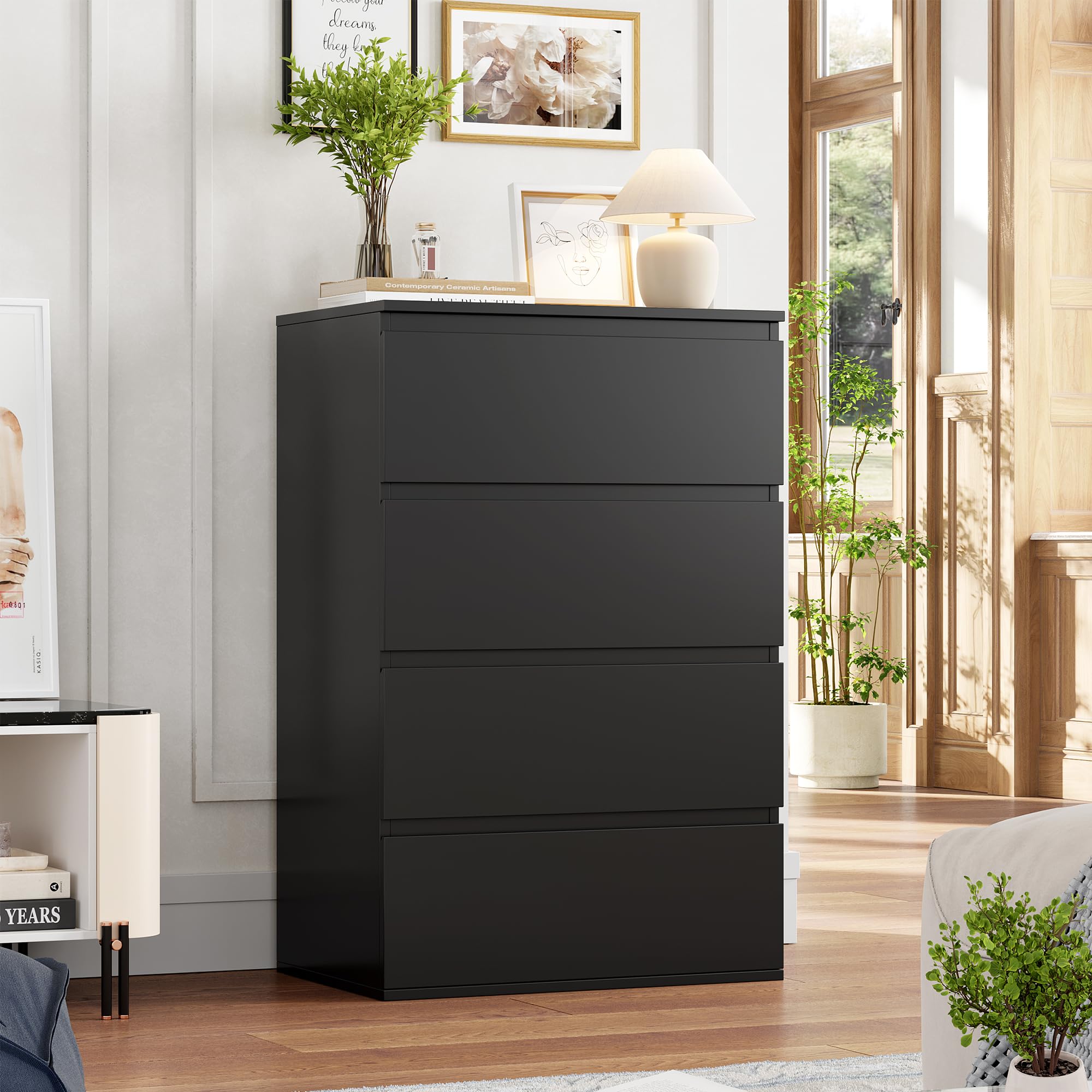 4 Drawer Dresser Modern Storage Chest