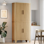 69" Tall Kitchen Pantry Storage Cabinet with Sliding Door