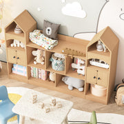 Castle Shape Children's Bookshelf Storage Organizer