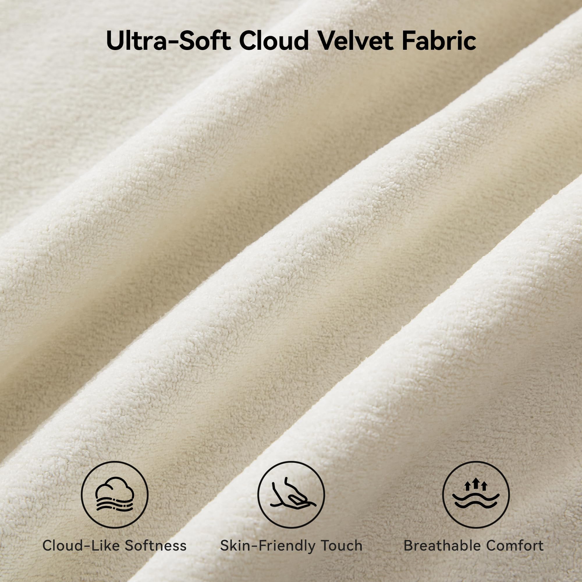 140'' Oversized Cloud Velvet Curved Sectional Couch with L-Shape Chaise