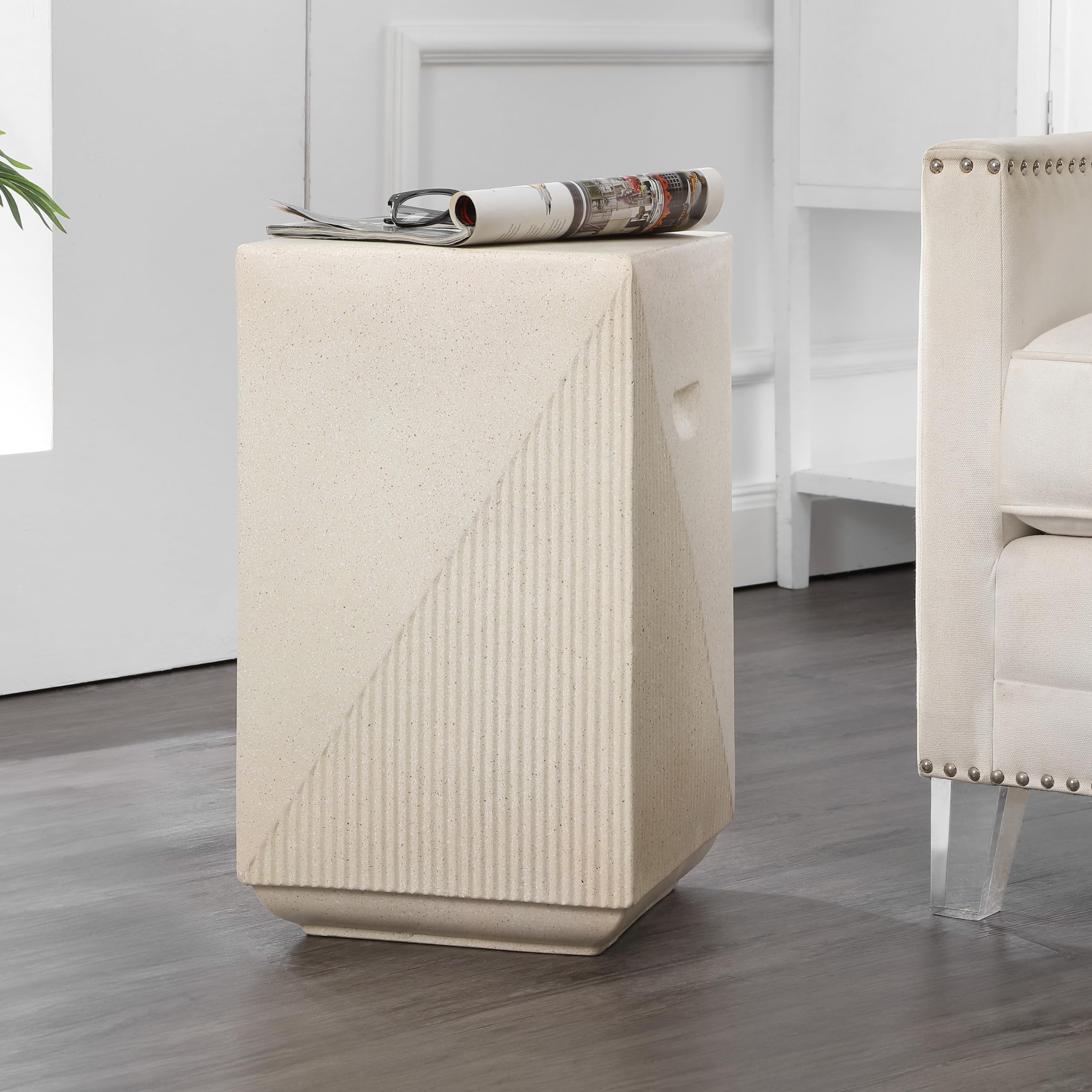 Adrian 20.75" Square Indoor Outdoor Accent Table