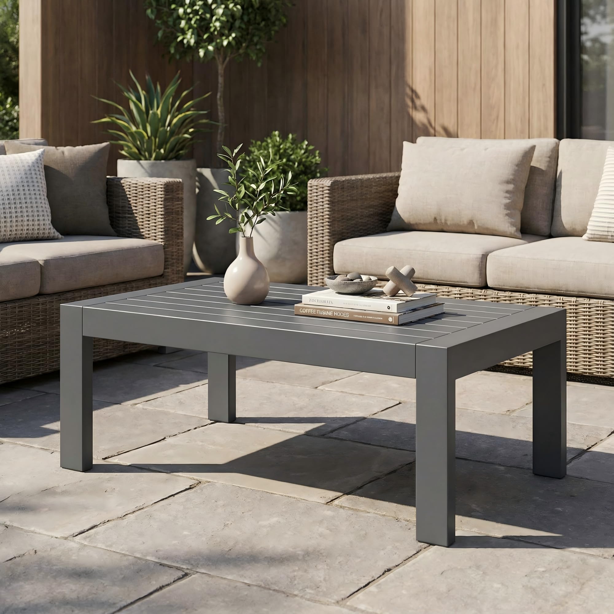Aluminum Outdoor Coffee Table