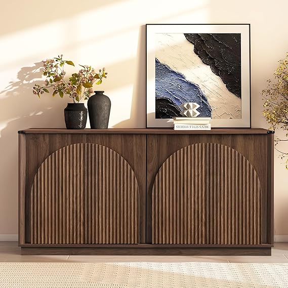 65" Sideboard Buffet Cabinet with Adjustable Shelves