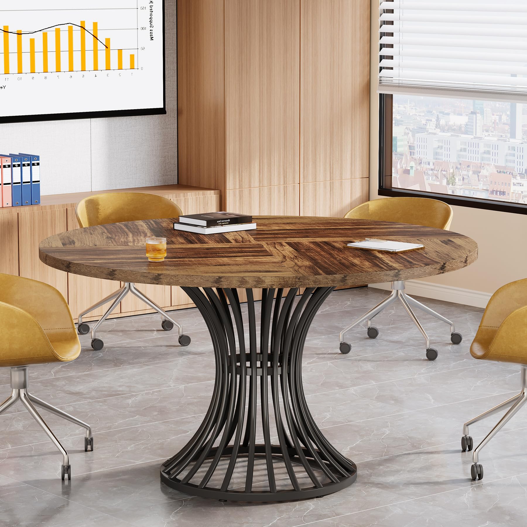 Round Conference Table for 4-6 People