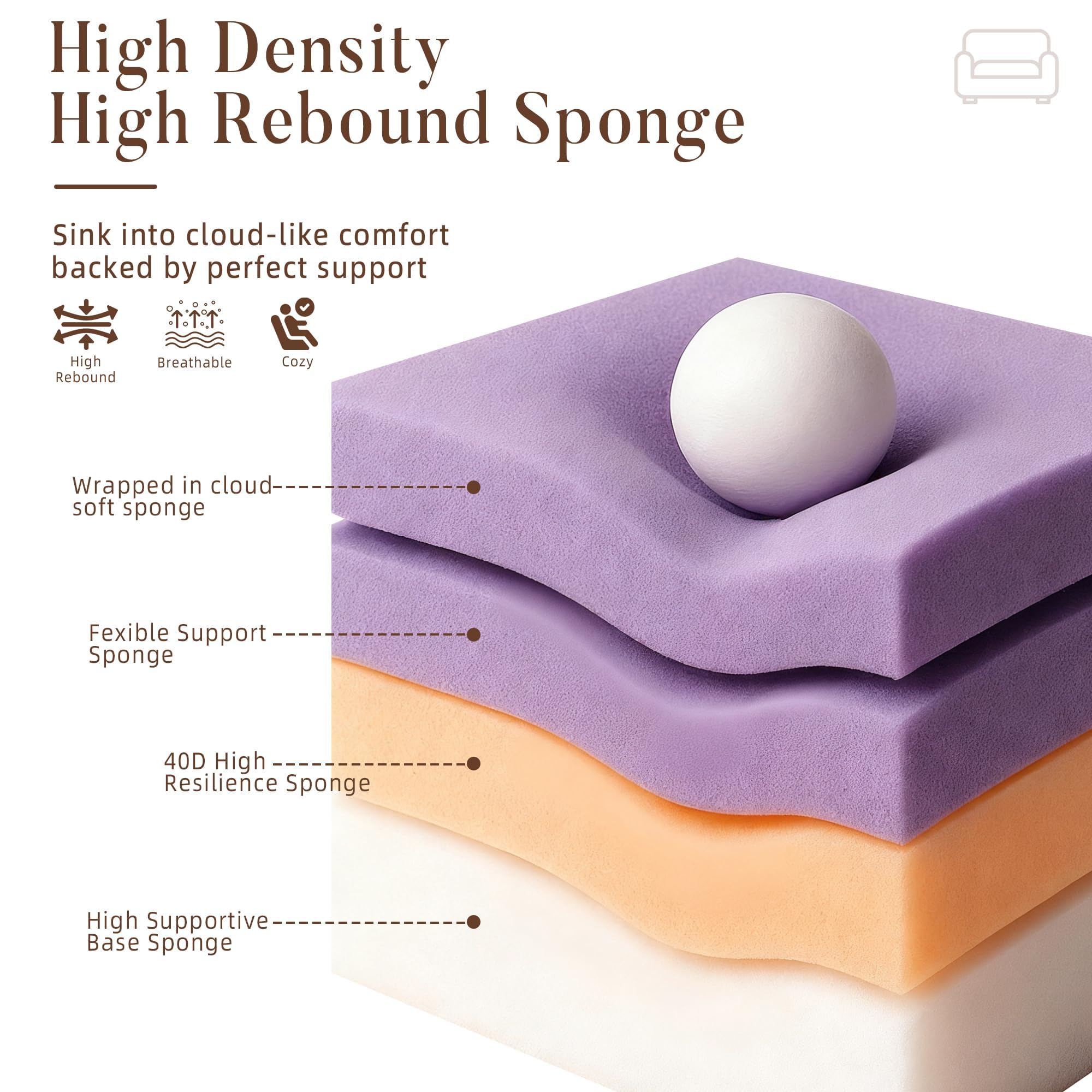 Mid-Century Modern Convertible Leather Futon Sofa