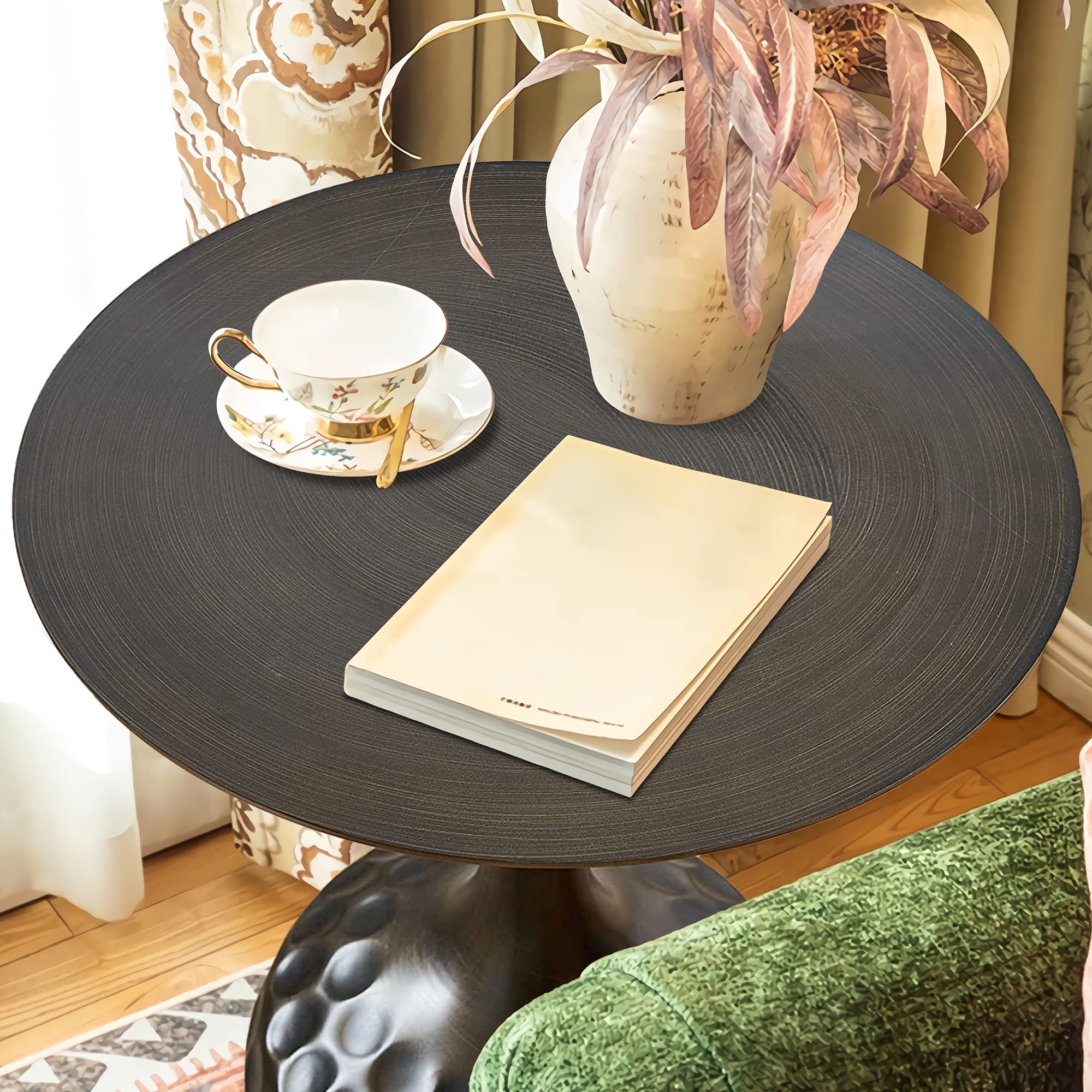Round Metal Accent Table