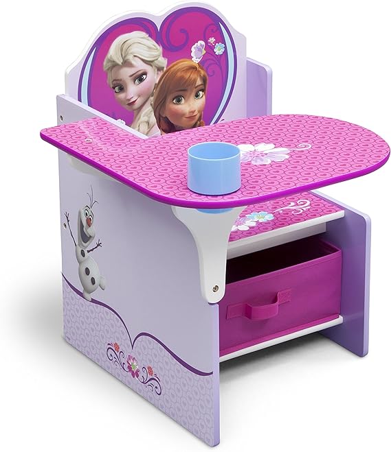 Princess Chair Desk with Storage Bin
