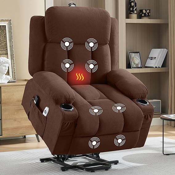 Power Lift Recliner with Heat and Massage