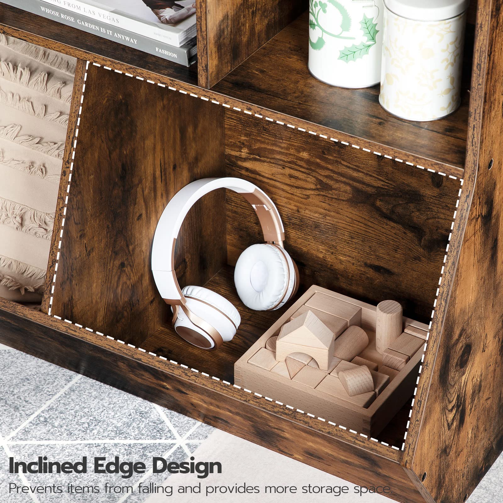 8-Cubicle Kids Toy Storage Organizer