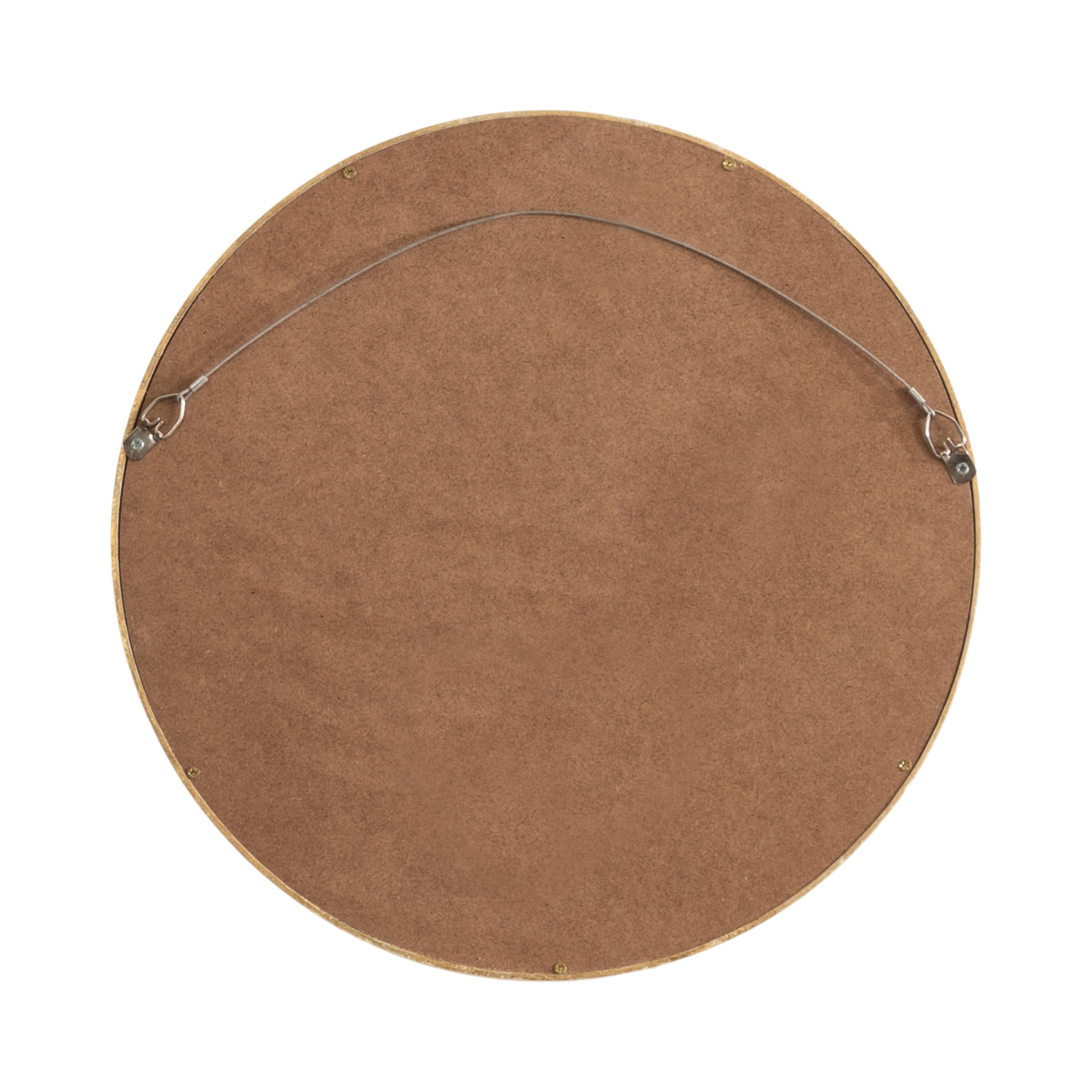 Travis Modern Round Wall Mirror Set - 3 Piece Gold Circle Mirrors