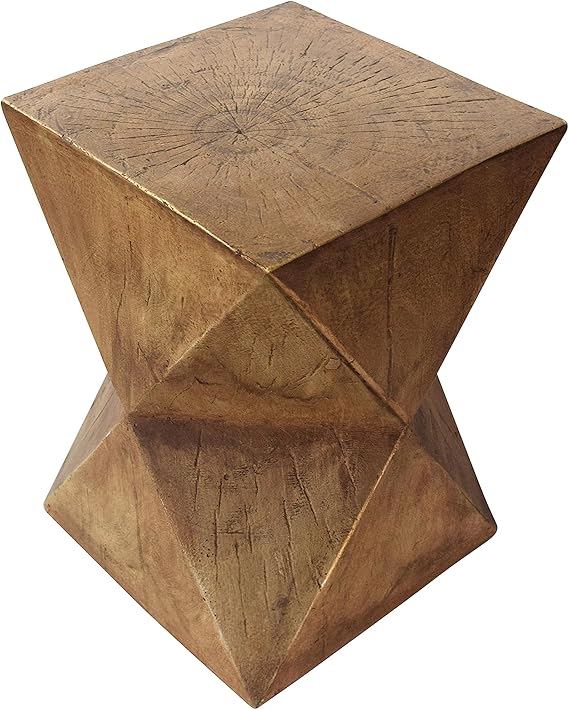 Lightweight Concrete Side Table Light Gray