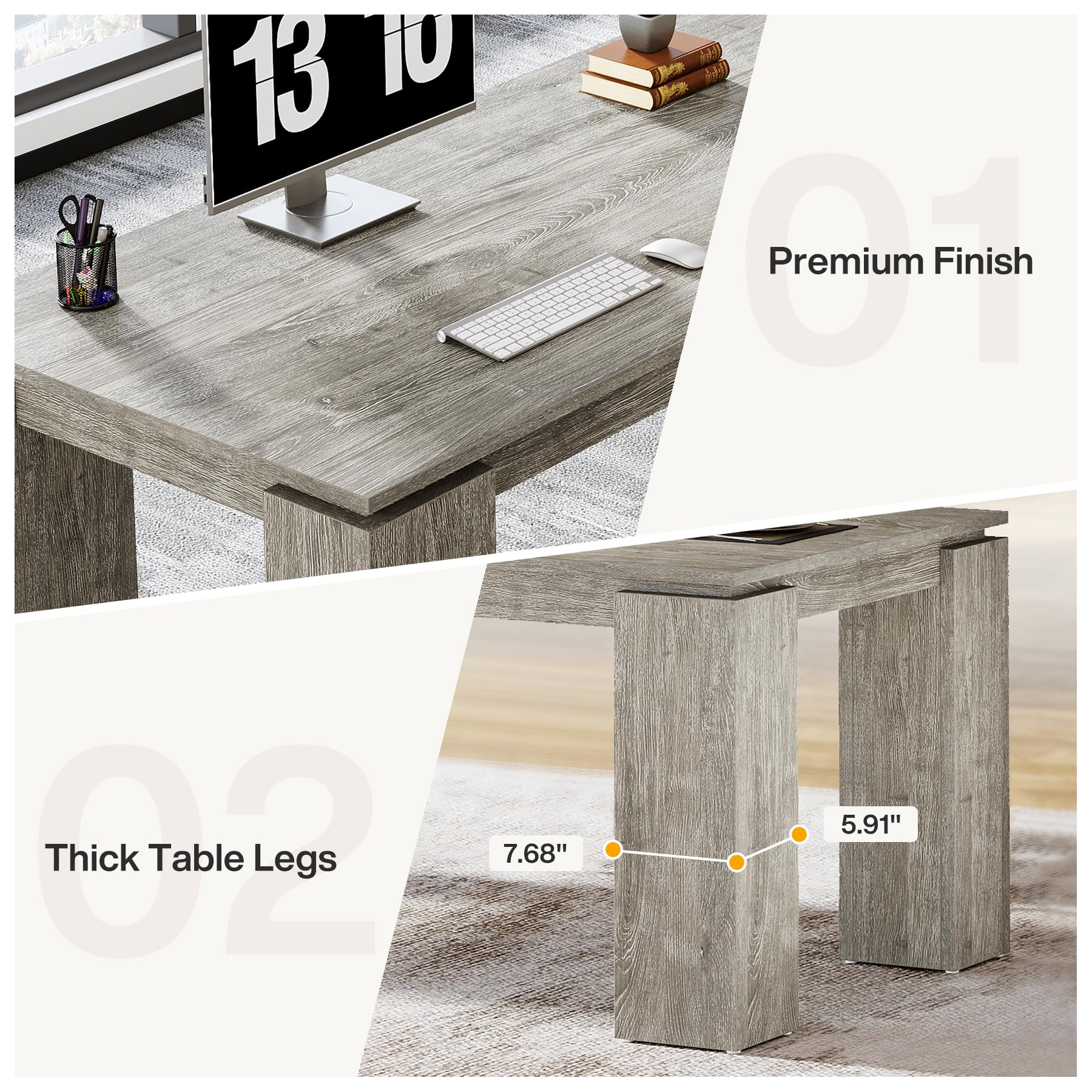 7 ft Conference Table for 8 People