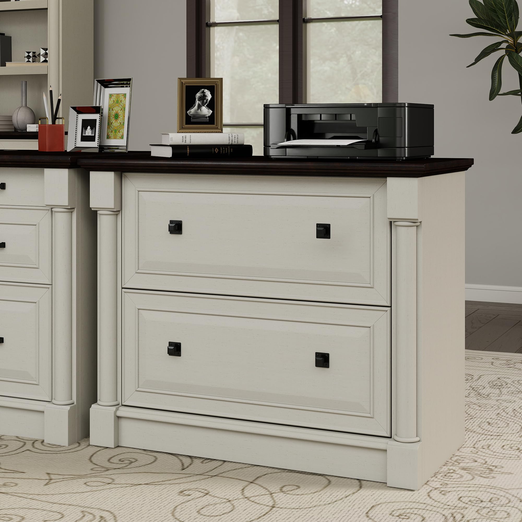 2-Drawer Roman Column Lateral File Cabinet