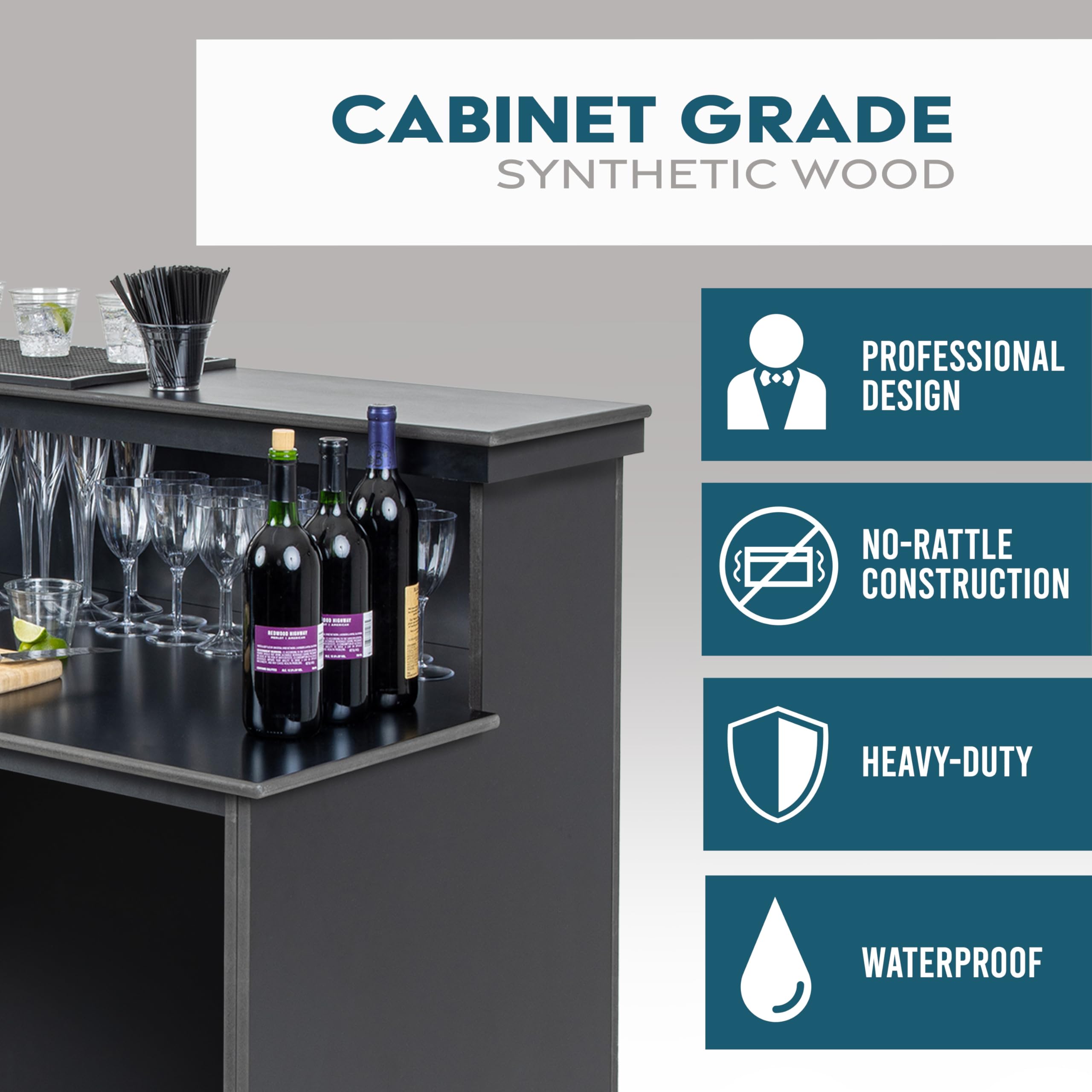 Portable Bar Table for Events