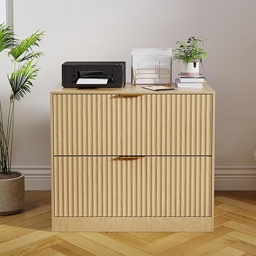 White File Cabinet with 2 Drawers