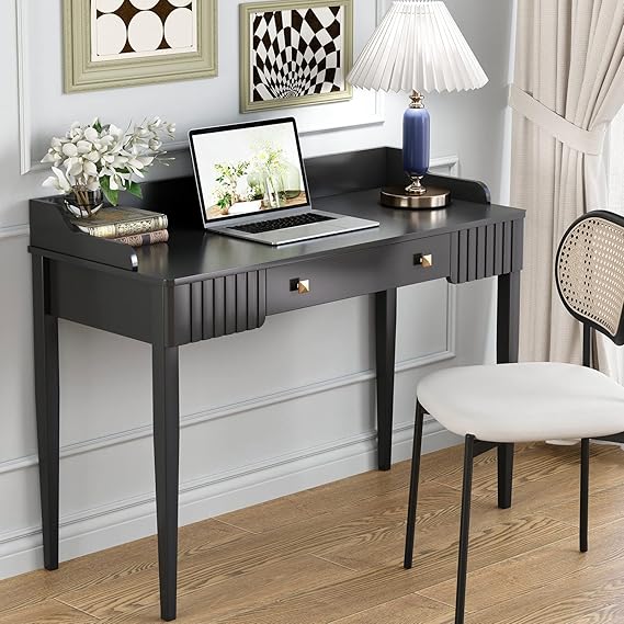 Mid-Century Modern Writing Desk with Drawer