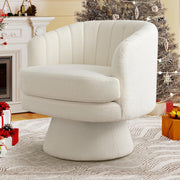 360° Swivel Barrel Chair with Armrest