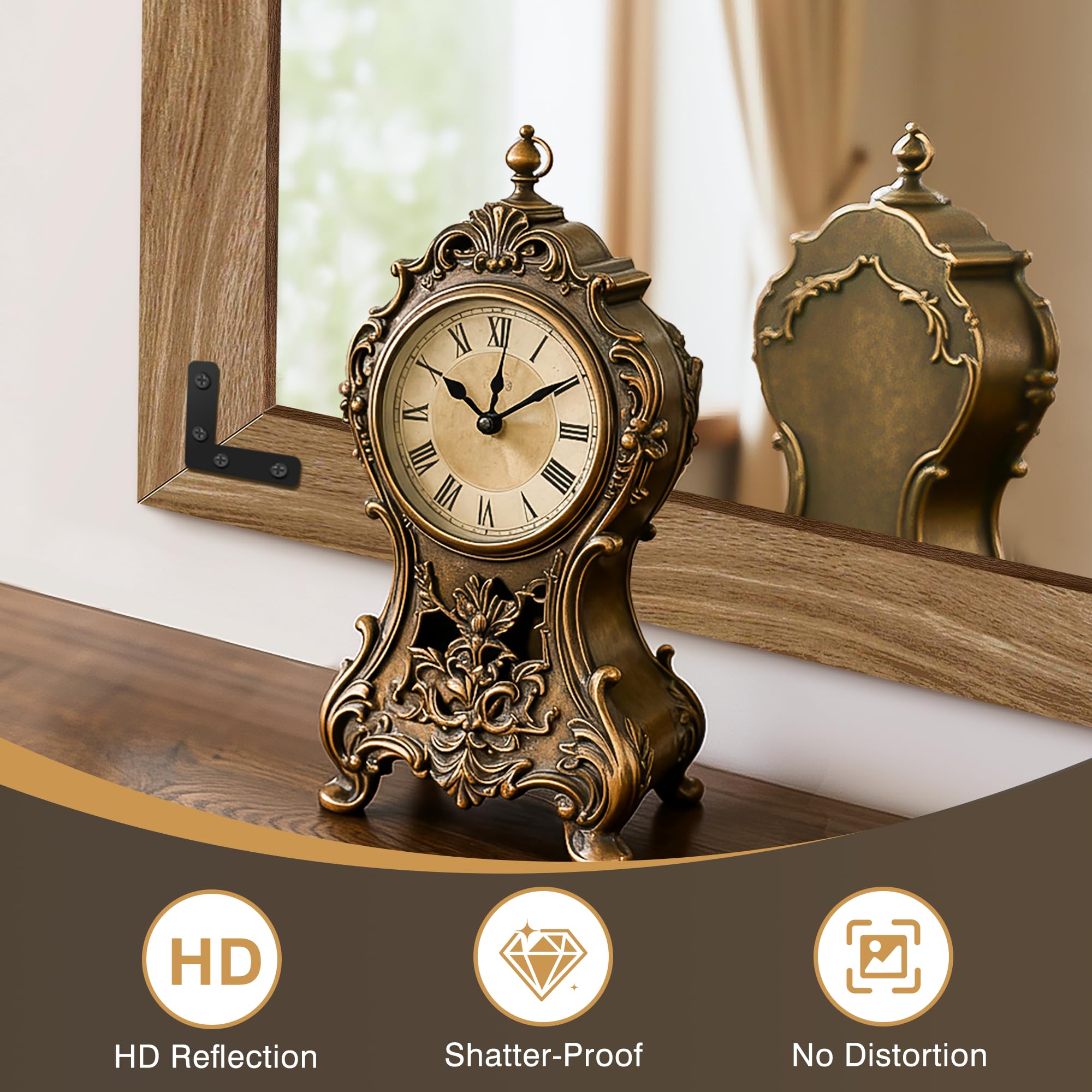 Wooden Full Length Mirror 55x22