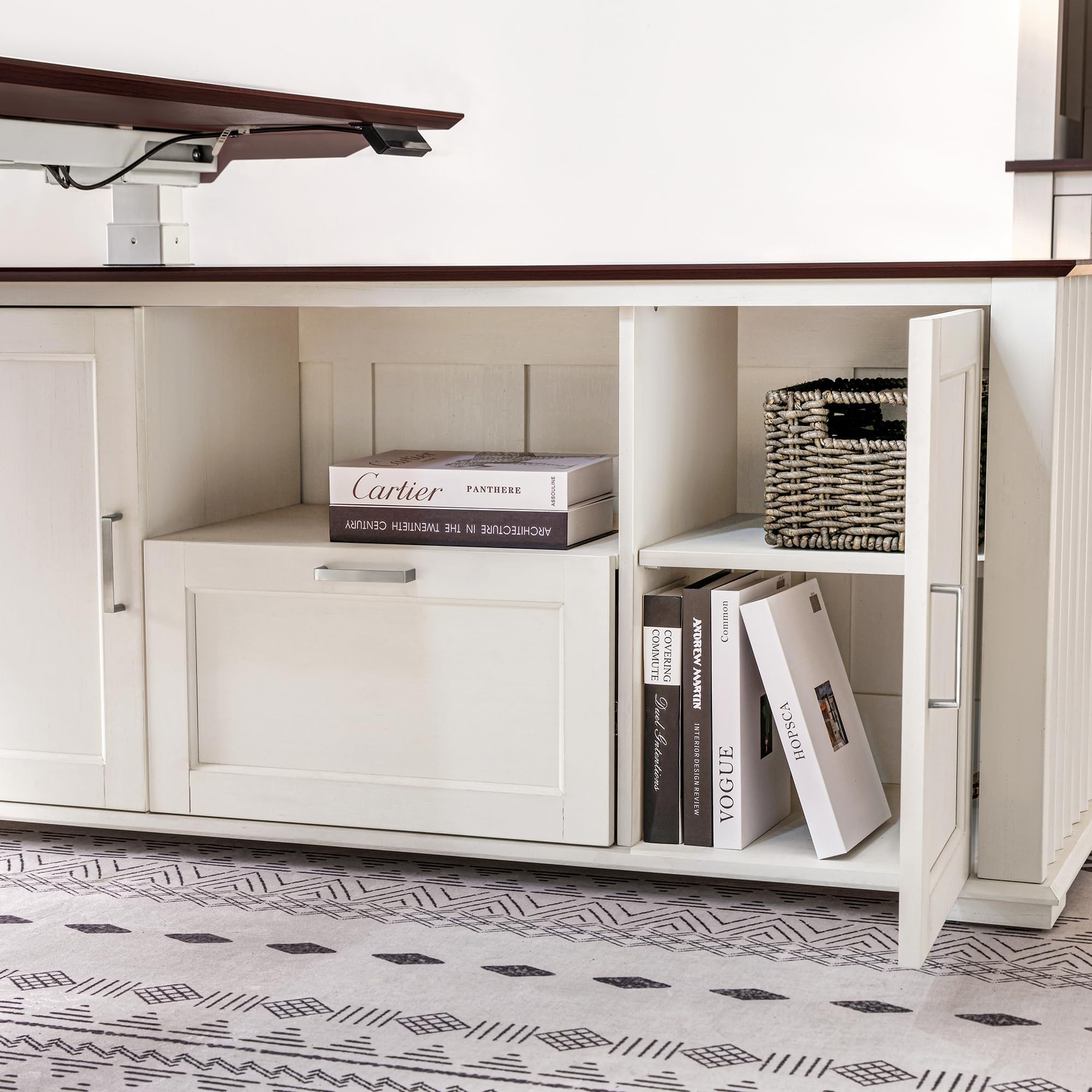 L-Shaped Executive Standing Desk