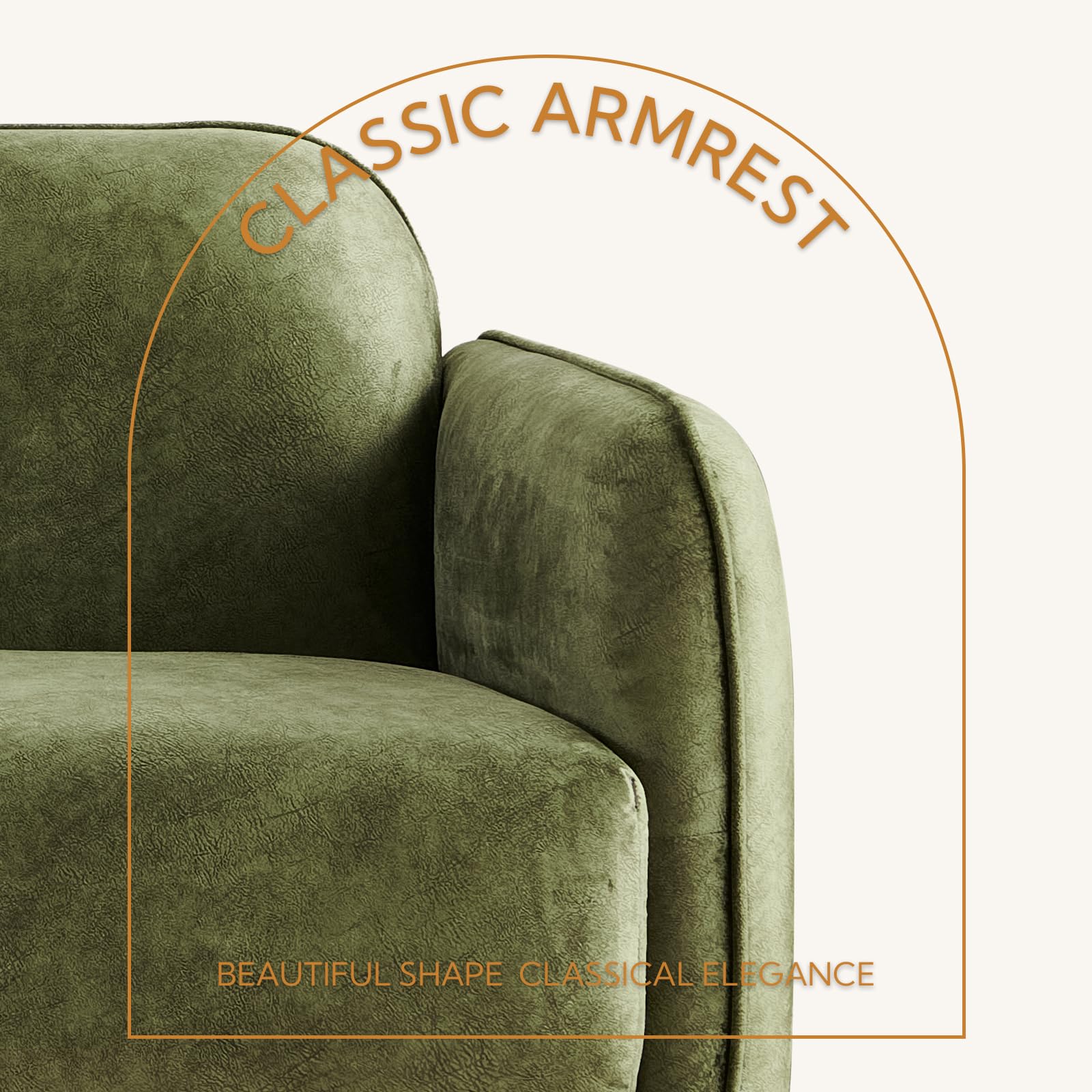 67" Mid Century Modern Loveseat Sofa with Pillows